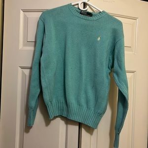 Polo by Ralph Lauren Teal Crewneck Sweater
